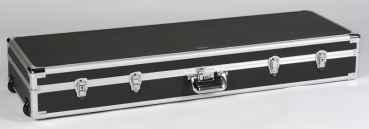 Standard-Transportkoffer, Schwarz/Alu mit Rollen FC 130XL- leer